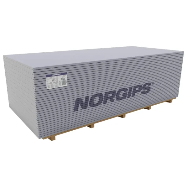 Гіпсокартон Norgips S Acoustic Super 2600x1200x12,5 мм вид DFH2IRE