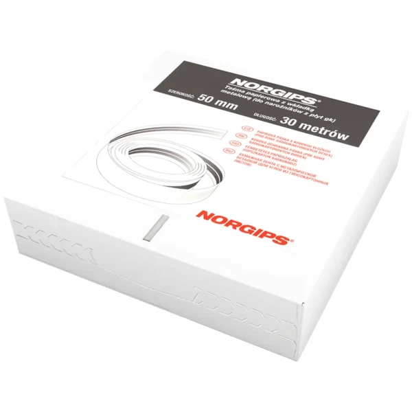Паперова стрічка (50 мм x 30 м) Norgips з металевою вкладкою