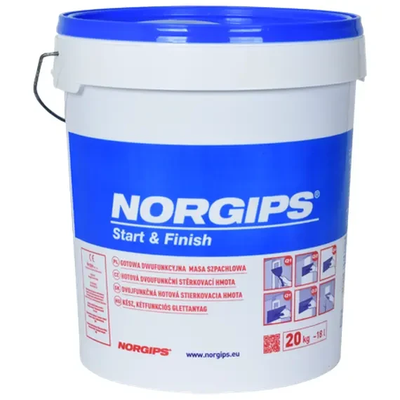 Готова шпаклівка Norgips Start & Finish 3,7 кг