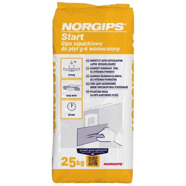 Шпаклювальний гіпс Norgips Start 25 кг