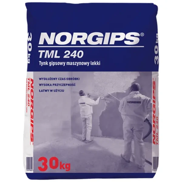 Легка машинна гіпсова штукатурка Norgips TML 240 30 кг